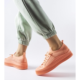 Zapatillas sin cordones Callimaco naranjas 1