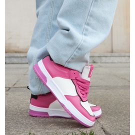 Inna Barrette TA-503 Zapatillas fucsia blanco y morado 3