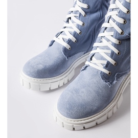 Botas Palmer con aislamiento de tejido azul 1 Botas Palmer con aislamiento de tejido azul 1