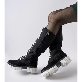 Botas Palmer con aislamiento de tejido negro 1 Botas Palmer con aislamiento de tejido negro 1