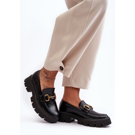 Mocasines De Mujer Con Adorno Negro Peuria 4
