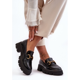 Mocasines De Mujer Con Adorno Negro Peuria 8