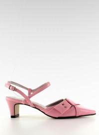 Zapatos de tacón bajo 39696-14 Rosa 1
