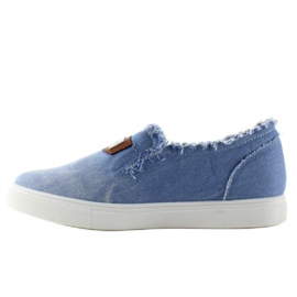 Slip-on vaquero con distintivo NB22 L. Azul 2 Slip-on vaquero con distintivo NB22 L. Azul 2