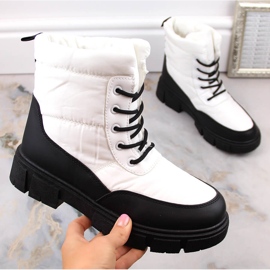 Botas de nieve con cordones y aislamiento para mujer, blanco, T.Sokolski Z23-389 4