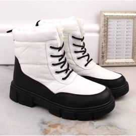 Botas de nieve con cordones y aislamiento para mujer, blanco, T.Sokolski Z23-389 5