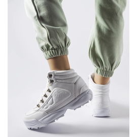 Zapatos blancos altos cálidos Kappa 242968 Shivoo 2