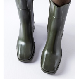 Botas de agua verdes con cremallera y bloque Maggiore 1