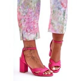 Seastar Sandalias Zipola Clásicas Fucsia Con Tacón rosa 4