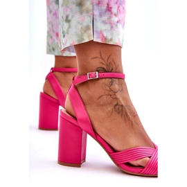 Seastar Sandalias Zipola Clásicas Fucsia Con Tacón rosa 3