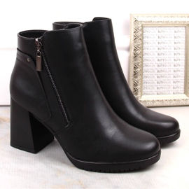 Botines negros aislantes de mujer de Sergio Leone BT323 5