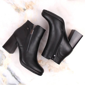 Botines negros aislantes de mujer de Sergio Leone BT323 6