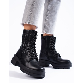 Bolsos de mujer con parte superior con volantes. negro 1