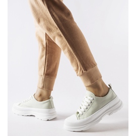 Zapatillas verdes con suela deportiva Bettole. 2