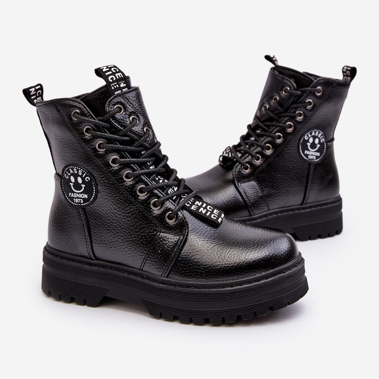 News Botas Trapper Aislantes Infantiles Negro Conley 1