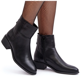 Sergio Leone Botas Mujer Piel Cremallera Negro Semotti 10