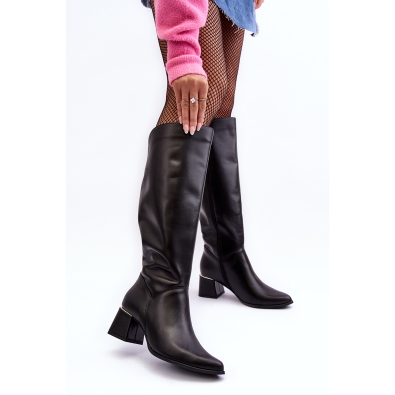 Lewski Shoes Botas Mujer Piel Tacón Alto Negro Lewski 2928/B/2 1