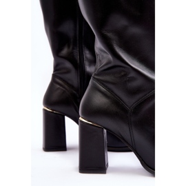 Lewski Shoes Botas Mujer Piel Tacón Alto Negro Lewski 2928/B 2