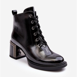 S.Barski Botas Mujer Charol D&amp;A MR870-98 Negro 1