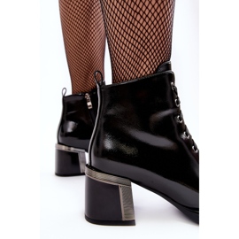 S.Barski Botas Mujer Charol D&amp;A MR870-98 Negro 5