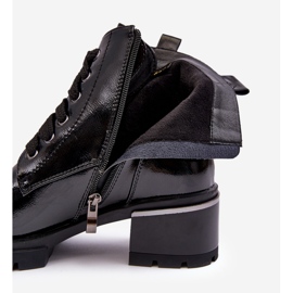 S.Barski Botas Mujer Charol D&amp;A MR870-97 Negro 5