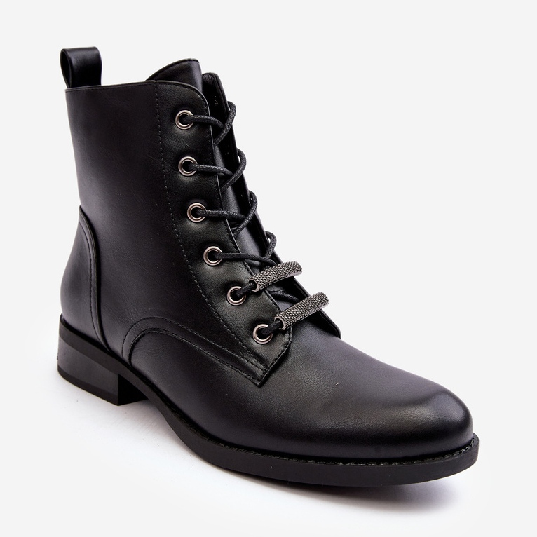 Botas aislantes clásicas de piel para mujer S.Barski HY75-10 Negro 2