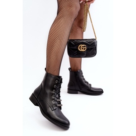 Botas aislantes clásicas de piel para mujer S.Barski HY75-10 Negro 4