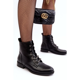 Botas aislantes clásicas de piel para mujer S.Barski HY75-10 Negro 5
