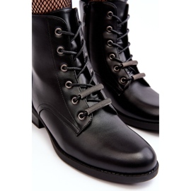 Botas aislantes clásicas de piel para mujer S.Barski HY75-10 Negro 7