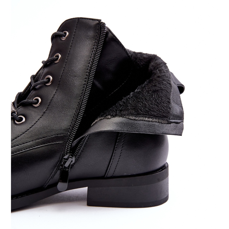 Botas aislantes clásicas de piel para mujer S.Barski HY75-10 Negro 1