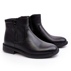 Botas Bajas con Cremallera para Hombre Brosta Negras negro 5