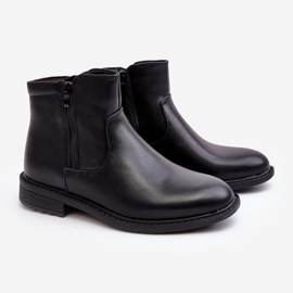Botas Bajas con Cremallera para Hombre Brosta Negras negro 1 Botas Bajas con Cremallera para Hombre Brosta Negras negro 1