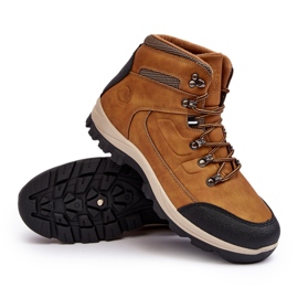 PE1 Zapatos de trekking con aislamiento Dysasha para hombre en color camel marrón 6