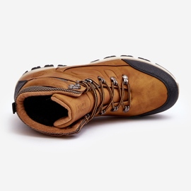 PE1 Zapatos de trekking con aislamiento Dysasha para hombre en color camel marrón 4