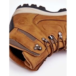 PE1 Zapatos de trekking con aislamiento Dysasha para hombre en color camel marrón 5