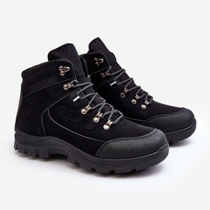 PE1 Zapatos de trekking con aislamiento para hombre negro Dysasha 1