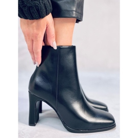 Tacones altos Madison Black Pu negro 1