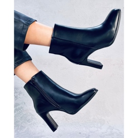 Tacones altos Madison Black Pu negro 2