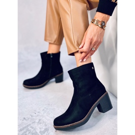 Botas de tacón de goma Linzi Black negro 1