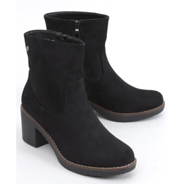 Botas de tacón de goma Linzi Black negro 4