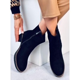 Botas de tacón de goma Linzi Black negro 2