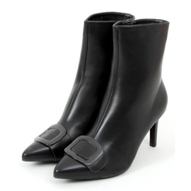 Botas con tacón de aguja Etna Black negro 2
