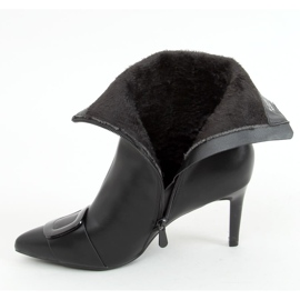 Botas con tacón de aguja Etna Black negro 4