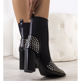 Botín tacón Raina negro 2 Botín tacón Raina negro 2