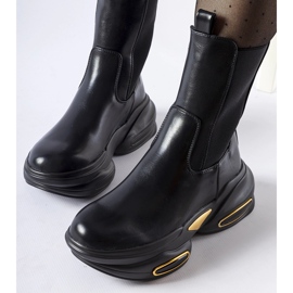 Big Star Botines sin cordones Sant'Egidio macizos negros 2