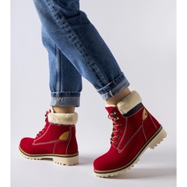 Botas Montalbino con aislamiento rojo 2