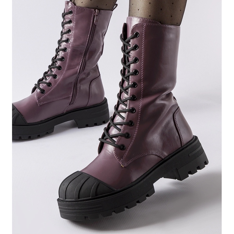 Trabajadores Cardinale con aislamiento morado violeta 2