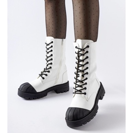 Botas de trabajadora aislantes blancas de mujer Cardinale blanco 1