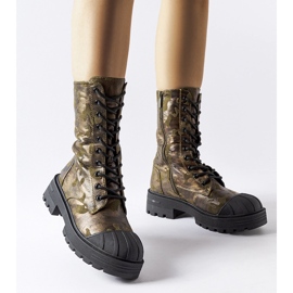 Botas de trabajo de camuflaje con aislamiento verdes de Cardinale 1