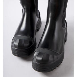 Botines Albanese masivos con aislamiento negro 2